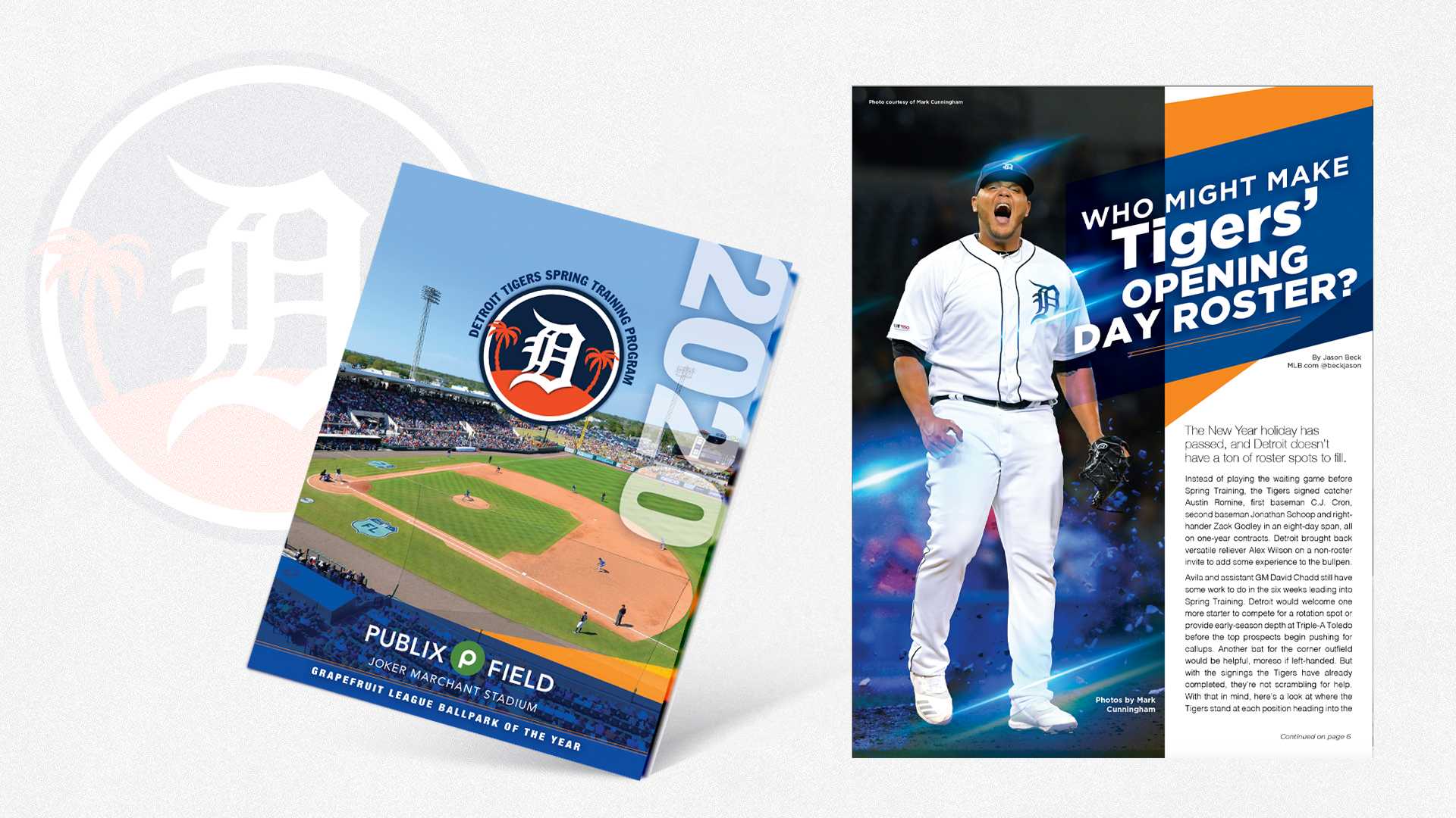 Detroit Tigers Spring Training Program 2020